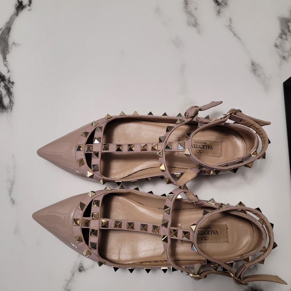 Valentino Rockstud Flats - Picture 6 of 8